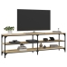 Mueble de TV madera contrachapada roble Sonoma 160x30x50 cm