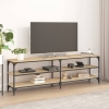 Mueble de TV madera contrachapada roble Sonoma 160x30x50 cm