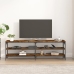 Mueble de TV madera contrachapada roble ahumado 160x30x50 cm