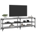 Mueble de TV madera contrachapada gris Sonoma 160x30x50 cm