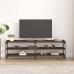 Mueble de TV madera contrachapada roble marrón 160x30x50 cm