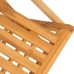 Juego de comedor de jardín 7 piezas madera maciza de teca