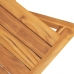 Juego de comedor para jardín 5 piezas madera maciza de teca