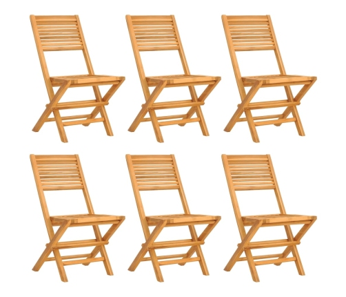 Juego de comedor de jardín 7 piezas madera maciza de teca