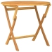 Juego de comedor para jardín 5 piezas madera maciza de teca