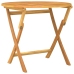 Juego de comedor para jardín 5 piezas madera maciza de teca