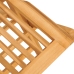 Juego de comedor para jardín 5 piezas madera maciza de teca