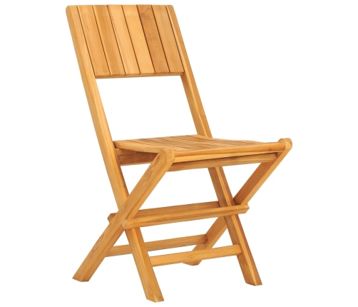 Juego de comedor para jardín 5 piezas madera maciza de teca