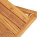Juego de comedor para jardín 5 piezas madera maciza de teca