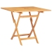 Juego de comedor para jardín 5 piezas madera maciza de teca