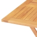 Juego de comedor para jardín 5 piezas madera maciza de teca