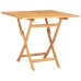 Juego de comedor para jardín 5 piezas madera maciza de teca
