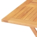 Juego de comedor para jardín 5 piezas madera maciza de teca