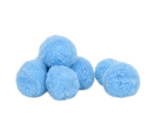 Bolas filtro de piscina antibacterias azul 1400 g polietileno
