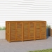 Caja de almacenaje de jardín madera maciza acacia 210x87x104 cm