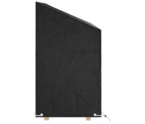 Fundas bancos jardín 2 uds 8 ojales polietileno 130x70x70/88 cm