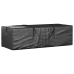 Bolsas para cojines jardín 2 uds polietileno negro 135x40x55 cm