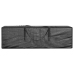 Bolsas para cojines jardín 2 uds polietileno negro 135x40x55 cm