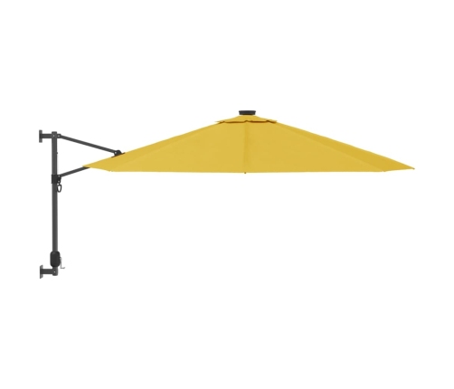 Sombrilla de pared amarillo 290 cm