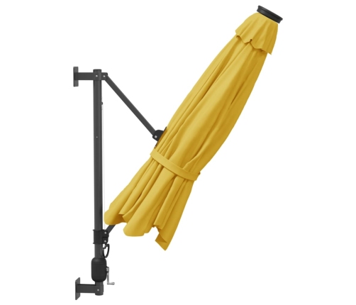 Sombrilla de pared amarillo 290 cm