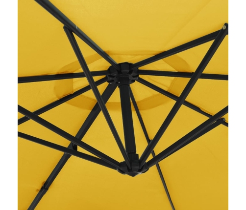 Sombrilla de pared amarillo 290 cm