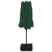 Sombrilla doble verde 449x245 cm