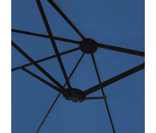 Sombrilla de jardín doble azul azure 449x245 cm