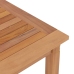 Mesa de comedor de jardín madera maciza de teca 200x90x75 cm