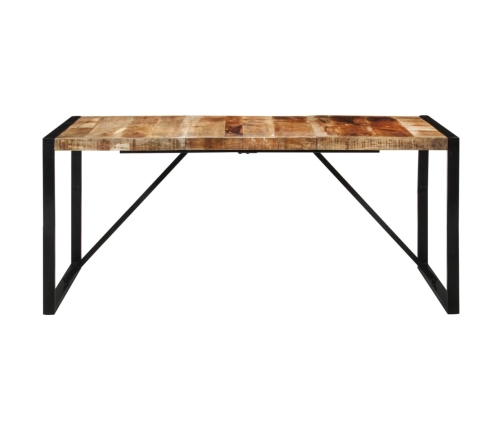 Mesa de comedor madera maciza de mango sin tratar 175x90x76 cm