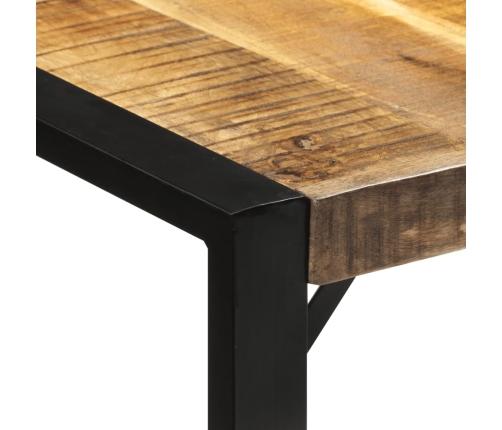 Mesa de comedor madera maciza de mango sin tratar 175x90x76 cm