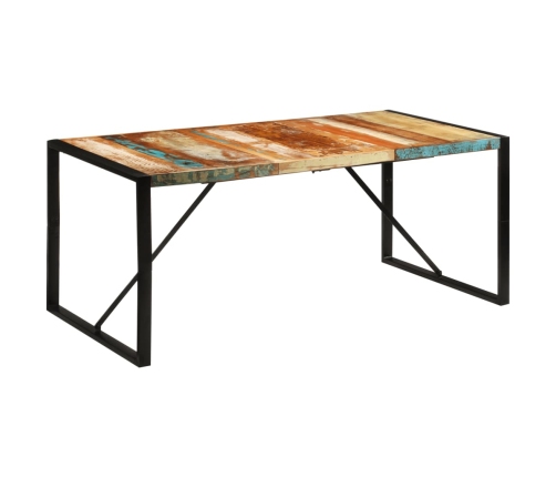 Mesa de comedor madera maciza reciclada 175x90x76 cm