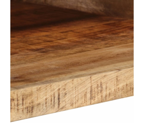 Mesa de centro de madera maciza mango 80x55x30 cm