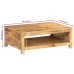 Mesa de centro de madera maciza mango 80x55x30 cm