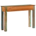 Mesa consola madera maciza reciclada 110x30x75 cm