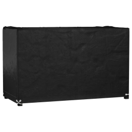 Funda para muebles de jardín 8 ojales rectangular 125x55x75 cm