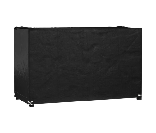 Funda para muebles de jardín 8 ojales rectangular 125x55x75 cm