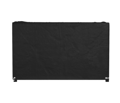 Funda para muebles de jardín 8 ojales rectangular 125x55x75 cm