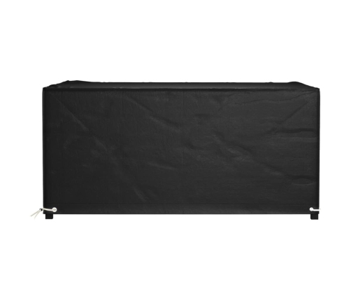 Funda para muebles de jardín 8 ojales rectangular 180x135x80 cm