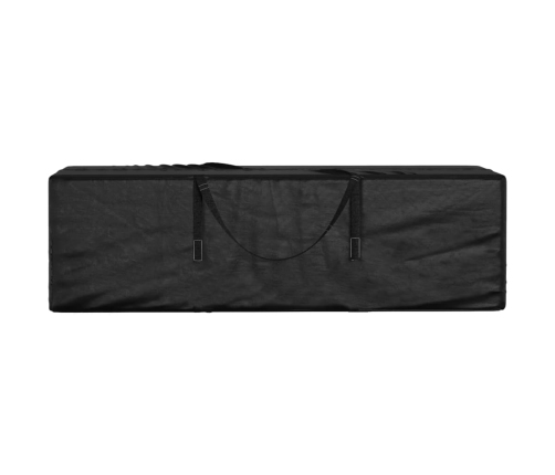 Bolsa para cojines de jardín polietileno negro 135x40x55 cm