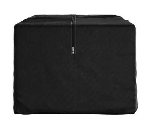 Bolsa para cojines de jardín polietileno negro 135x40x55 cm