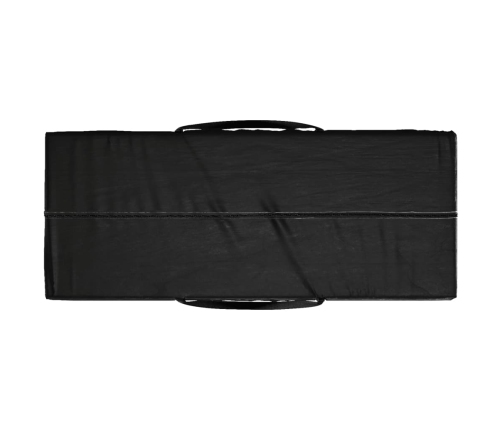 Bolsa para cojines de jardín polietileno negro 135x40x55 cm