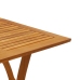 Mesa de jardín madera maciza de acacia 110x110x75 cm