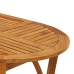 Mesa de jardín madera maciza de acacia 150x90x75 cm