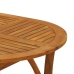 Mesa de jardín madera maciza de acacia 200x90x75 cm