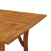 Mesa de jardín madera maciza de acacia 150x90x75 cm