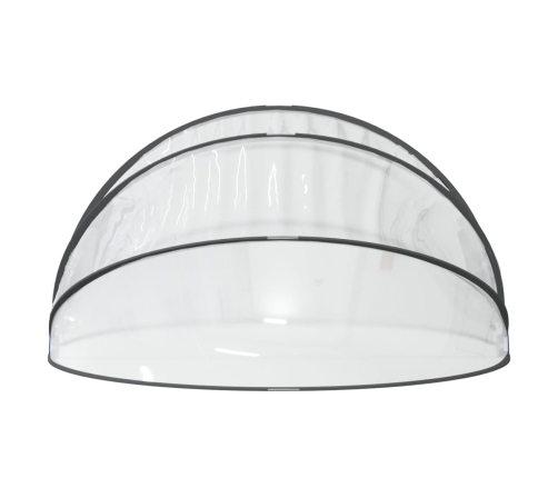 Cúpula para piscina redonda PVC 376x188 cm