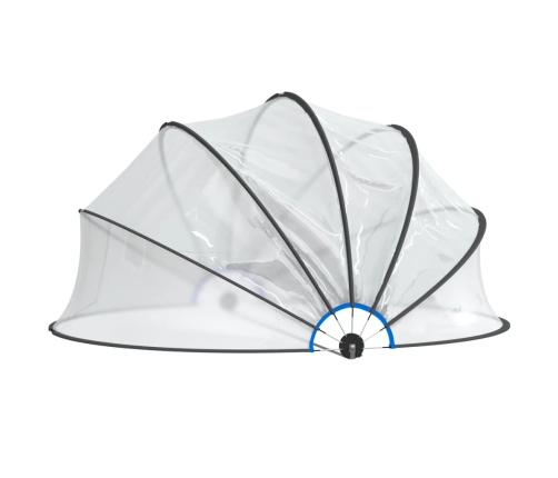 Cúpula para piscina redonda PVC 406x203 cm