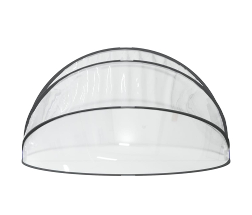 Cúpula para piscina redonda PVC 406x203 cm
