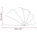 Cúpula para piscina redonda PVC 406x203 cm