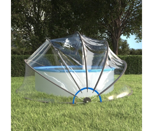 Cúpula para piscina redonda PVC 467x234 cm